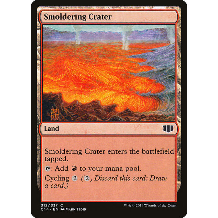 Magic: The Gathering Smoldering Crater (312) Lightly Played