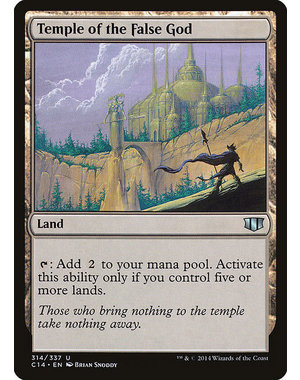 Magic: The Gathering Temple of the False God (314) Lightly Played