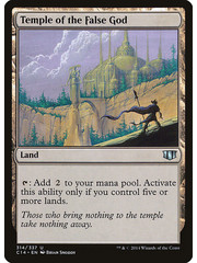 Magic: The Gathering Temple of the False God (314) Moderately Played