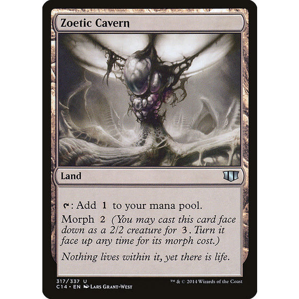 Magic: The Gathering Zoetic Cavern (317) Lightly Played