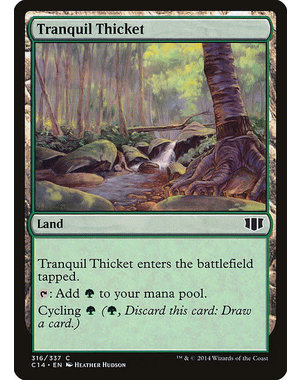 Magic: The Gathering Tranquil Thicket (316) Heavily Played