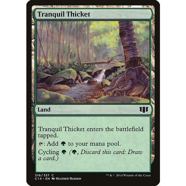 Magic: The Gathering Tranquil Thicket (316) Heavily Played