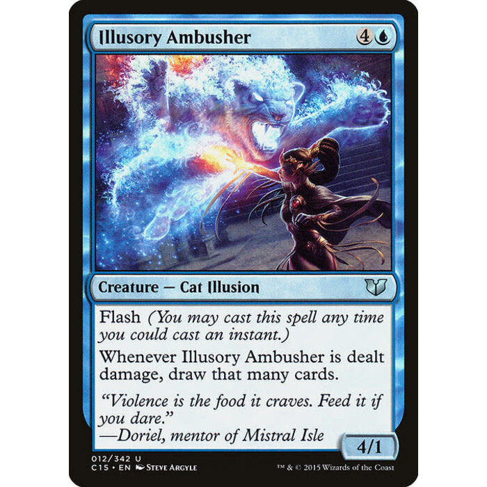 Magic: The Gathering Illusory Ambusher (012) Lightly Played