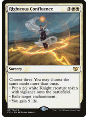 Magic: The Gathering Righteous Confluence (007) Lightly Played