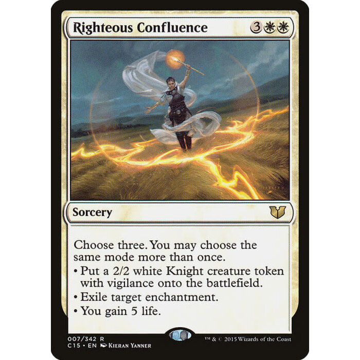 Magic: The Gathering Righteous Confluence (007) Lightly Played