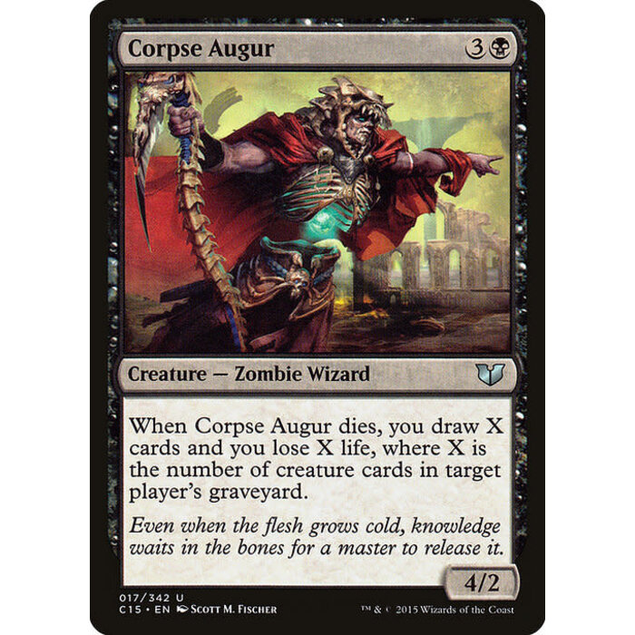 Magic: The Gathering Corpse Augur (017) Moderately Played