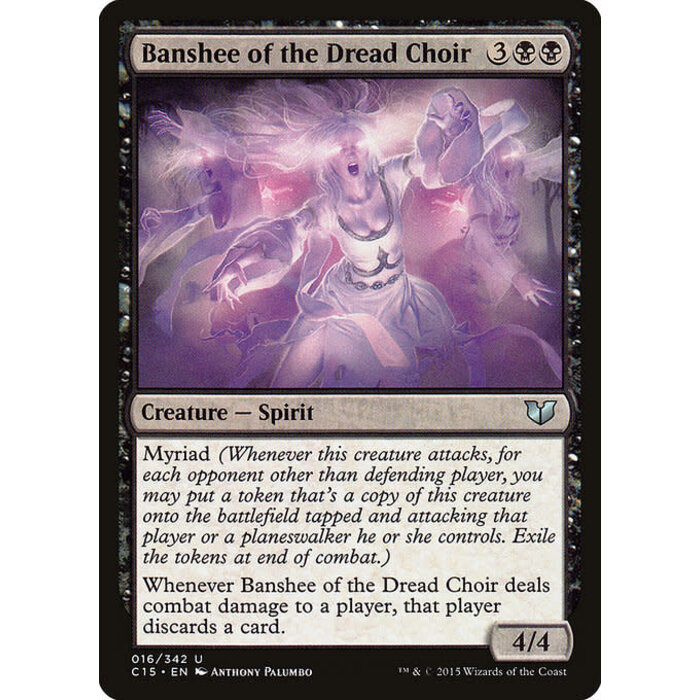 Magic: The Gathering Banshee of the Dread Choir (016) Moderately Played