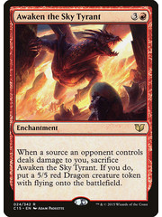 Magic: The Gathering Awaken the Sky Tyrant (024) Lightly Played