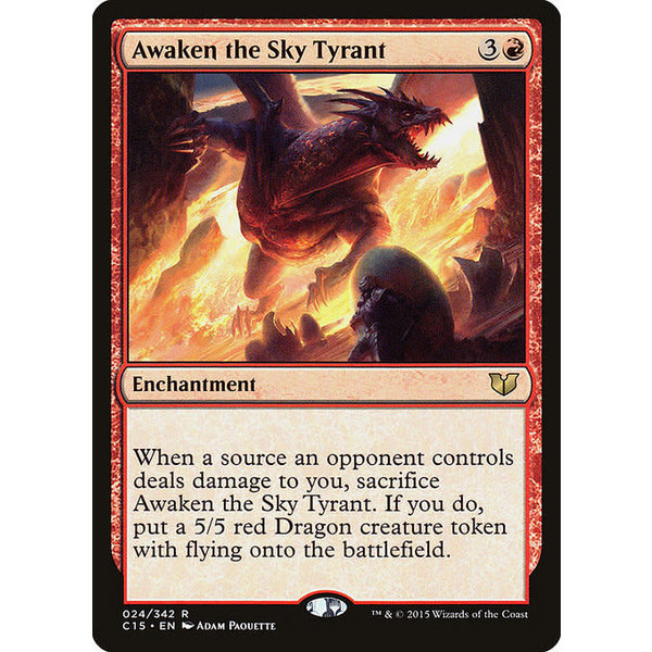 Magic: The Gathering Awaken the Sky Tyrant (024) Lightly Played