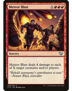 Magic: The Gathering Meteor Blast (028) Lightly Played