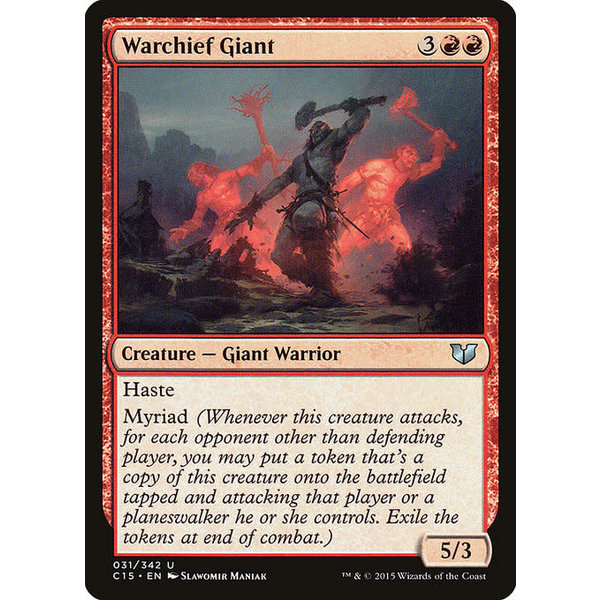 Magic: The Gathering Warchief Giant (031) Lightly Played