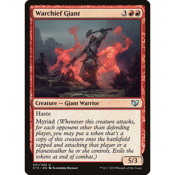 Magic: The Gathering Warchief Giant (031) Lightly Played