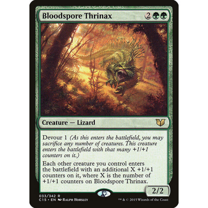 Magic: The Gathering Bloodspore Thrinax (033) Moderately Played