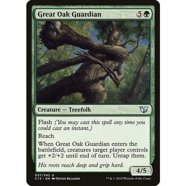 Magic: The Gathering Great Oak Guardian (037) Moderately Played
