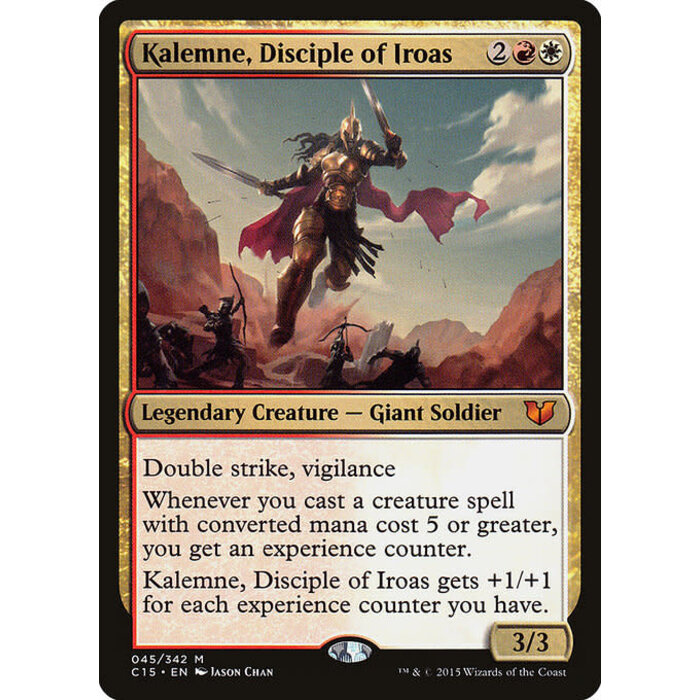 Magic: The Gathering Kalemne, Disciple of Iroas (045) Moderately Played