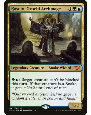 Magic: The Gathering Kaseto, Orochi Archmage (047) Moderately Played