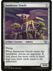 Magic: The Gathering Sandstone Oracle (052) Lightly Played