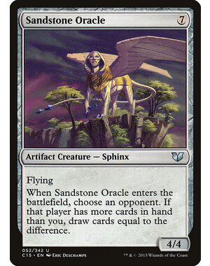 Magic: The Gathering Sandstone Oracle (052) Lightly Played