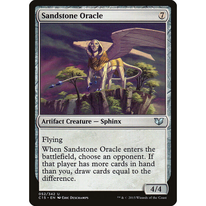 Magic: The Gathering Sandstone Oracle (052) Lightly Played