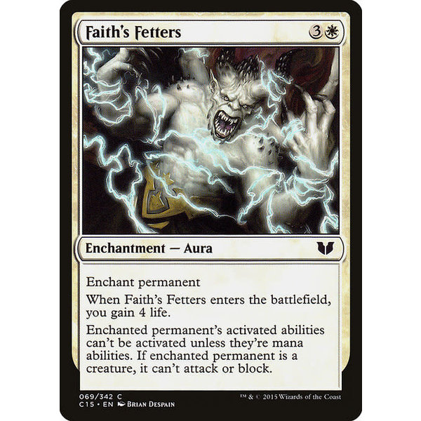 Magic: The Gathering Faith's Fetters (069) Lightly Played