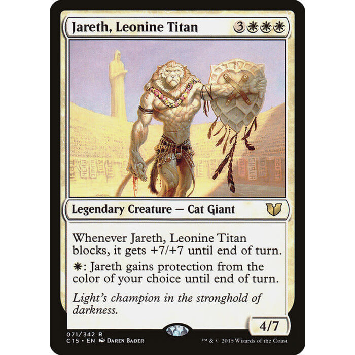 Magic: The Gathering Jareth, Leonine Titan (071) Lightly Played