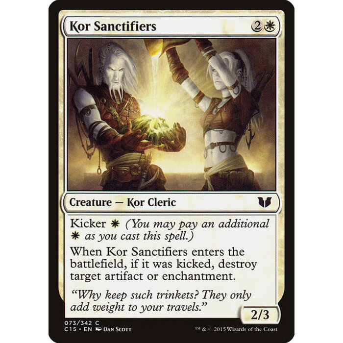 Magic: The Gathering Kor Sanctifiers (073) Lightly Played