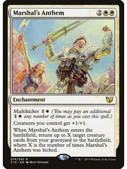 Magic: The Gathering Marshal's Anthem (074) Lightly Played