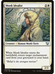 Magic: The Gathering Monk Idealist (076) Lightly Played
