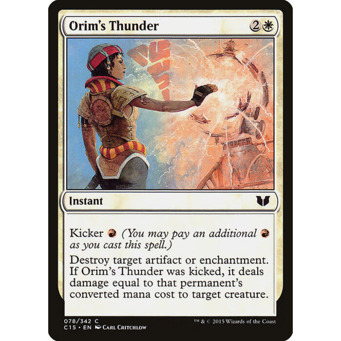 Magic: The Gathering Orim's Thunder (078) Moderately Played