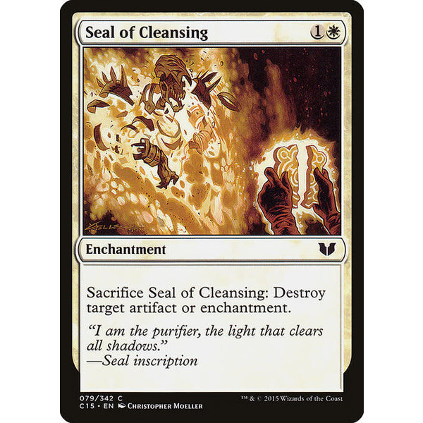 Magic: The Gathering Seal of Cleansing (079) Lightly Played