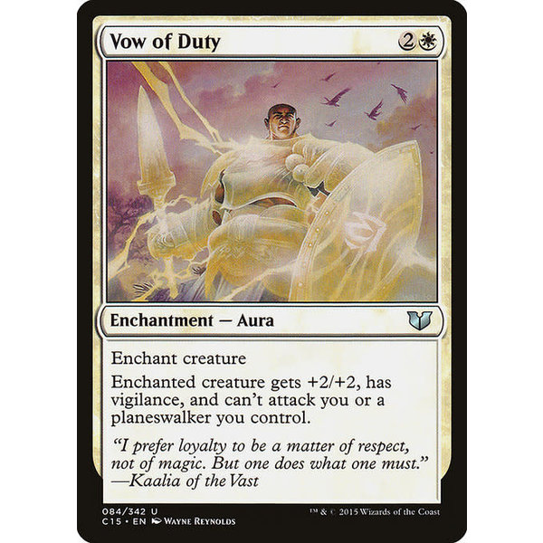 Magic: The Gathering Vow of Duty (084) Lightly Played