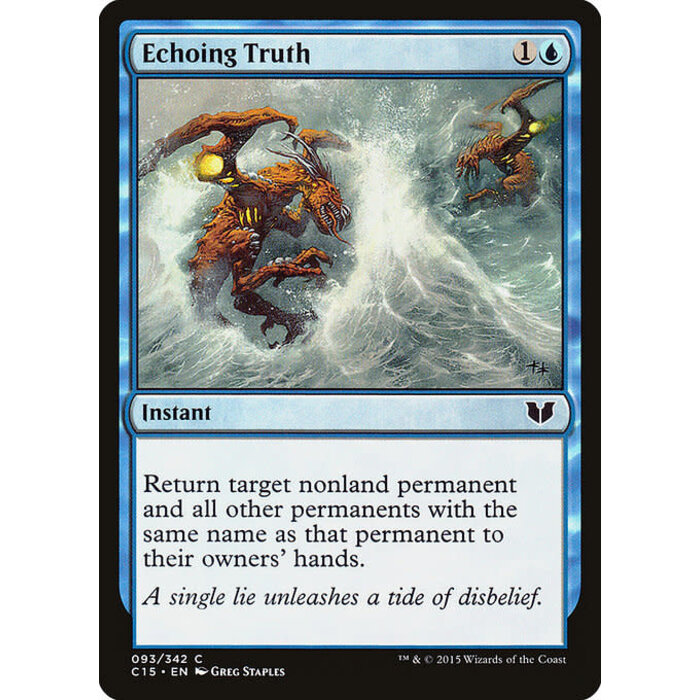 Magic: The Gathering Echoing Truth (093) Lightly Played
