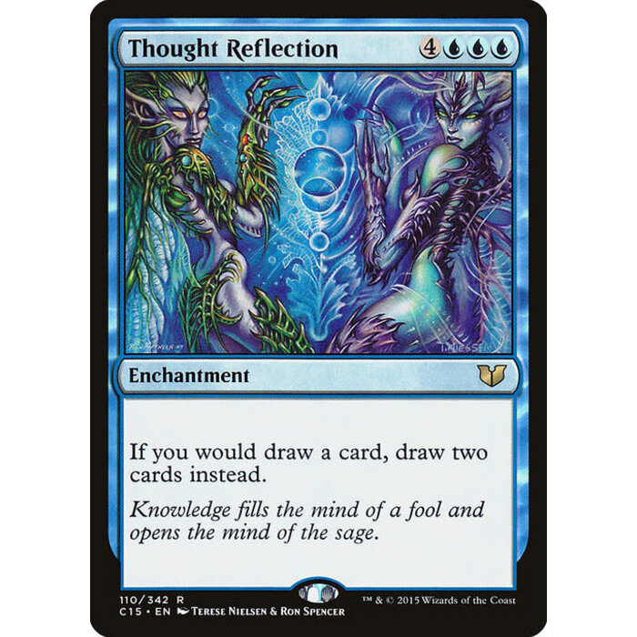 Magic: The Gathering Thought Reflection (110) Moderately Played