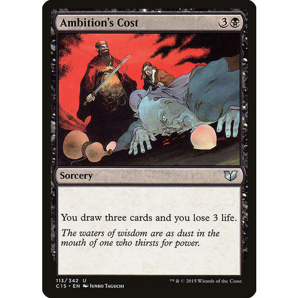 Magic: The Gathering Ambition's Cost (113) Lightly Played