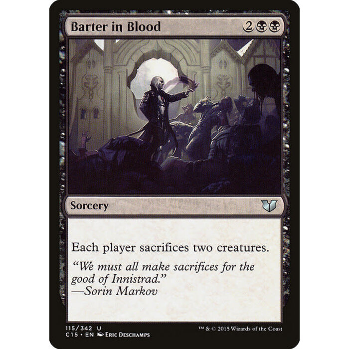 Magic: The Gathering Barter in Blood (115) Lightly Played