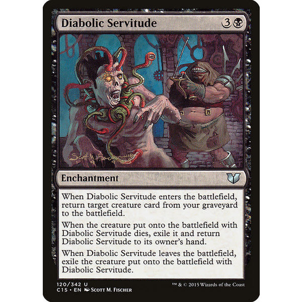 Magic: The Gathering Diabolic Servitude (120) Lightly Played