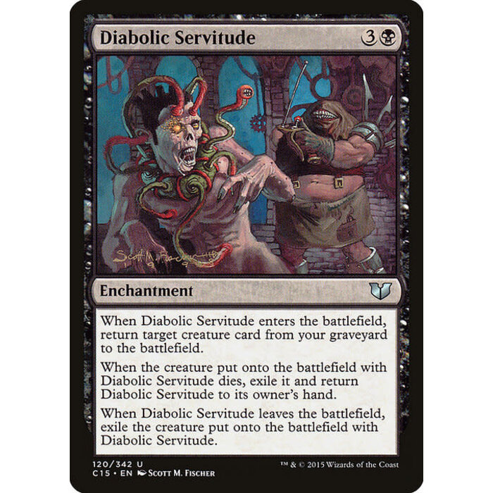 Magic: The Gathering Diabolic Servitude (120) Lightly Played