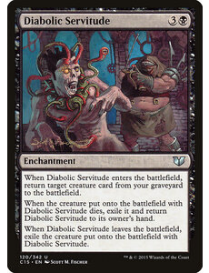 Magic: The Gathering Diabolic Servitude (120) Moderately Played