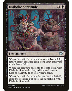 Magic: The Gathering Diabolic Servitude (120) Moderately Played