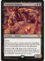 Magic: The Gathering Extractor Demon (124) Moderately Played