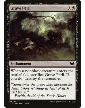 Magic: The Gathering Grave Peril (128) Moderately Played