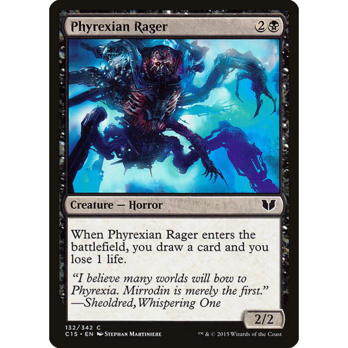 Magic: The Gathering Phyrexian Rager (132) Moderately Played