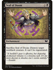Magic: The Gathering Seal of Doom (135) Lightly Played