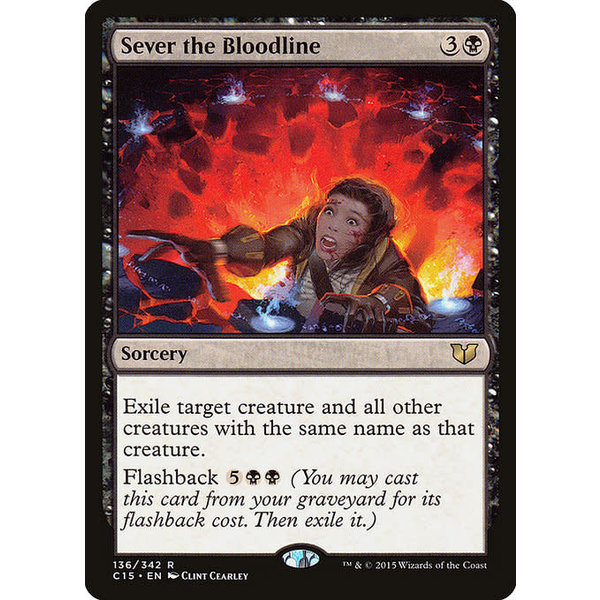Magic: The Gathering Sever the Bloodline (136) Moderately Played