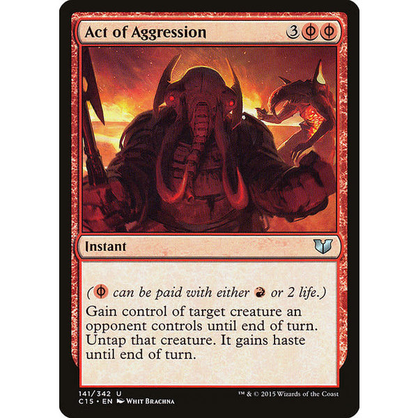 Magic: The Gathering Act of Aggression (141) Near Mint