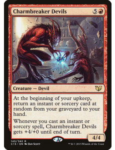 Magic: The Gathering Charmbreaker Devils (145) Moderately Played