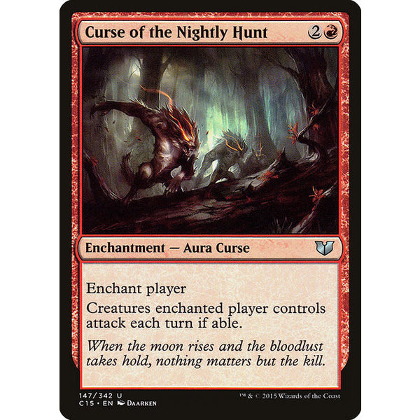 Magic: The Gathering Curse of the Nightly Hunt (147) Lightly Played