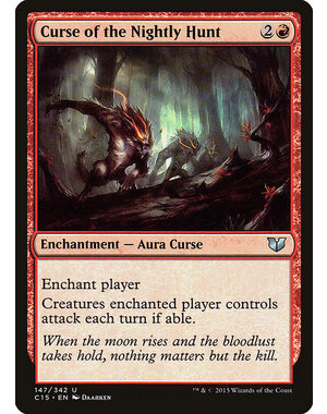 Magic: The Gathering Curse of the Nightly Hunt (147) Moderately Played