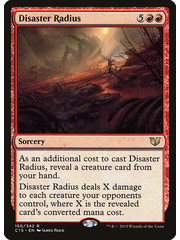 Magic: The Gathering Disaster Radius (150) Damaged