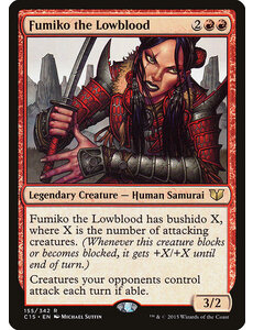 Magic: The Gathering Fumiko the Lowblood (155) Lightly Played